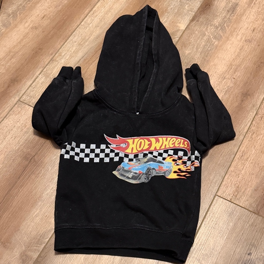 Mattel Hot Wheels Black Hoodie for Kids